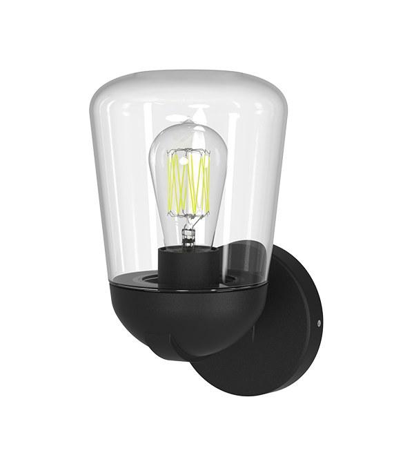 Lampada da parete con coperchio in vetro piatto HR60112 Lampada da parete con coperchio in vetro piatto HR60112