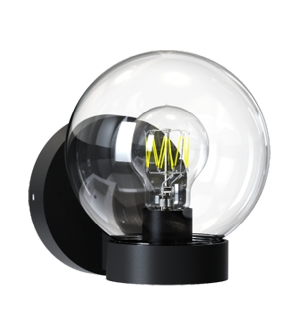 Lampada da parete rotonda in plastica di vetro HR60771 Lampada da parete rotonda in plastica di vetro HR60771