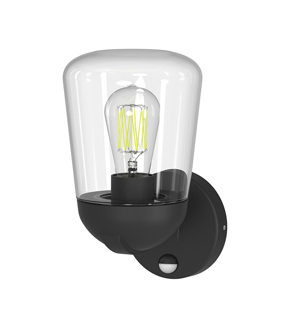 Lampada da parete a induzione con copertura in vetro Flat Top HR60112S Lampada da parete a induzione con copertura in vetro Flat Top HR60112S
