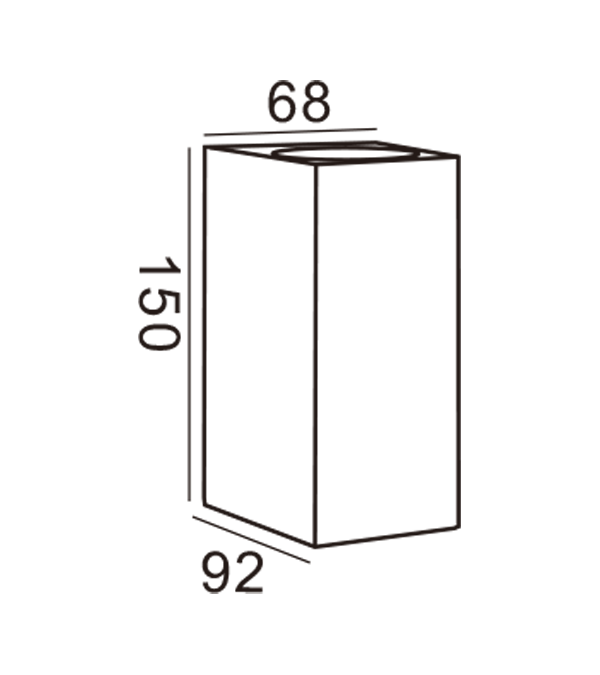 Lampada da parete Wood 4 HR60206 Lampada da parete Wood 4 HR60206