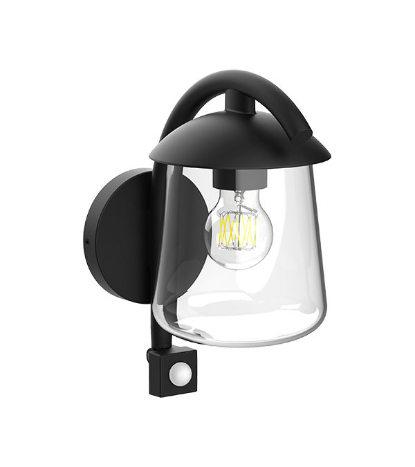Lampada da parete a induzione in vetro Parrot Bend Flat Top HR60673S Lampada da parete a induzione in vetro Parrot Bend Flat Top HR60673S