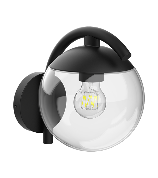 Lampada da parete Parrot Bend in vetro rotondo HR60671 Lampada da parete Parrot Bend in vetro rotondo HR60671