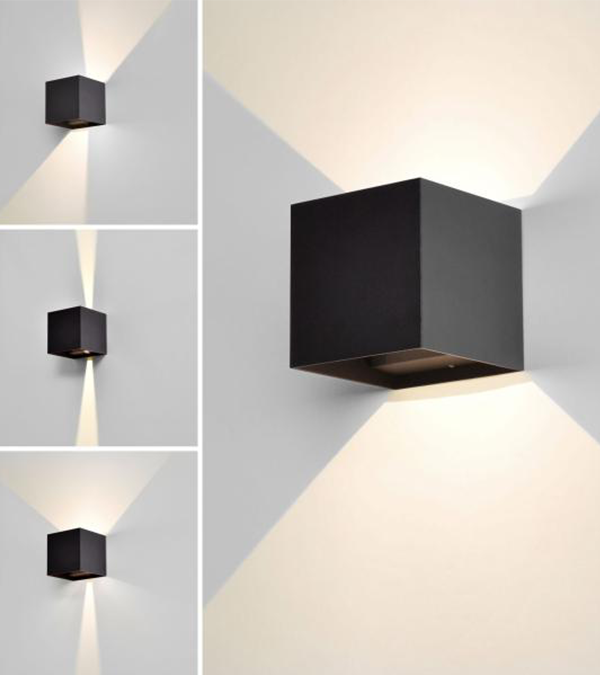 Lampada da parete con regolazione bidirezionale a 100 LED quadrati HR60432-LED Lampada da parete con regolazione bidirezionale a 100 LED quadrati HR60432-LED