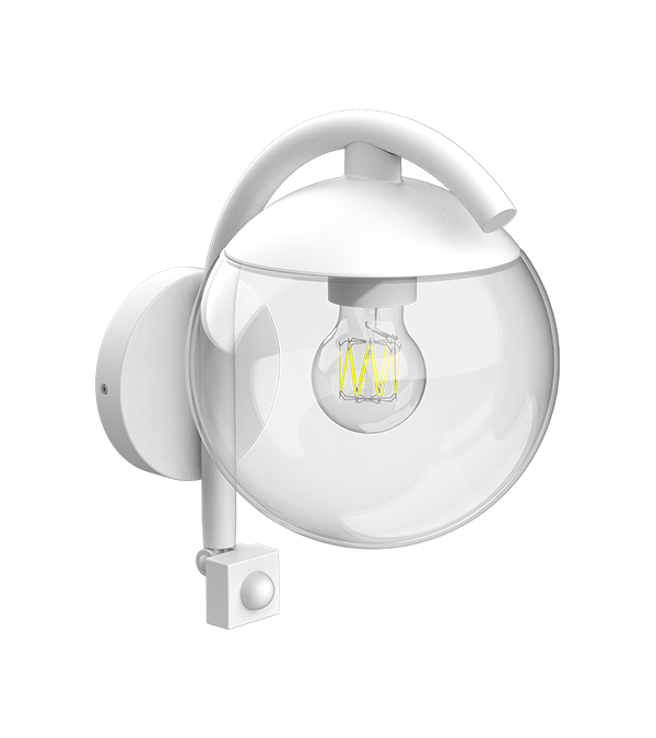 Lampada da parete a induzione in vetro rotondo Parrot Bend HR60671S Lampada da parete a induzione in vetro rotondo Parrot Bend HR60671S