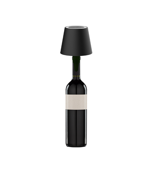 Lampada da tavolo per ricarica bottiglie di vino con paralume HR95045 Lampada da tavolo per ricarica bottiglie di vino con paralume HR95045