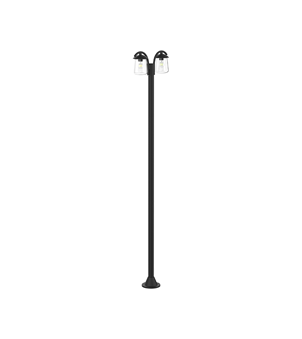 Lampada da giardino a doppia testa piatta HR60703 Lampada da giardino a doppia testa piatta HR60703