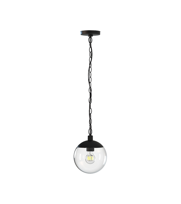 Lampadario in vetro rotondo Parrot HR60675 Lampadario in vetro rotondo Parrot HR60675