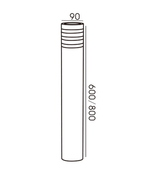 90 Lampada da giardino trasparente circolare a tre strati HR60063-600 90 Lampada da giardino trasparente circolare a tre strati HR60063-600
