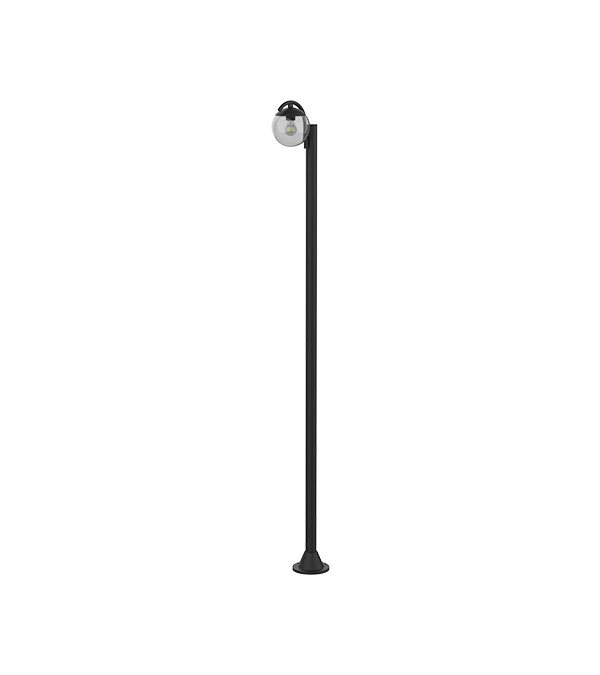 Lampada da giardino in vetro rotonda a testa singola HR60692 Lampada da giardino in vetro rotonda a testa singola HR60692