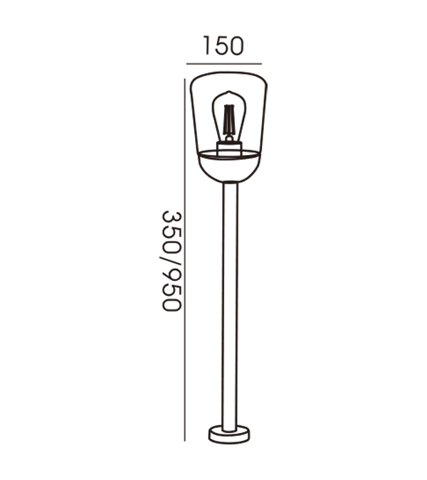 150 luci da giardino con vetro piatto HR60112-350 150 luci da giardino con vetro piatto HR60112-350