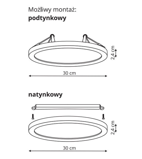 Plafoniera 330 LED HR10101 Plafoniera 330 LED HR10101