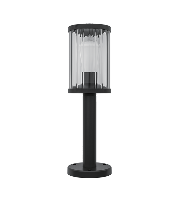 Lampada da giardino a LED in vetro a strisce verticali HR60132-600 Lampada da giardino a LED in vetro a strisce verticali HR60132-600