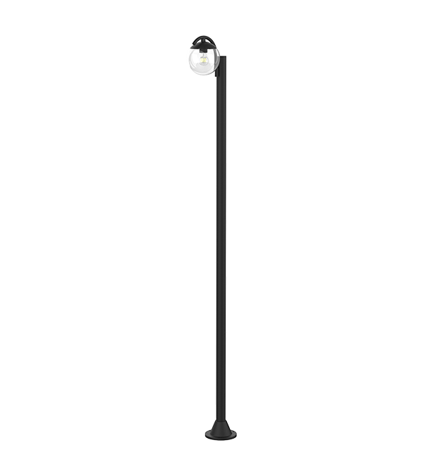 Lampada da giardino in vetro rotonda a testa singola HR60692 Lampada da giardino in vetro rotonda a testa singola HR60692