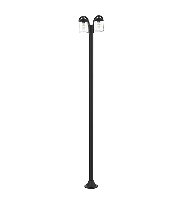 Lampada da giardino a doppia testa piatta HR60703 Lampada da giardino a doppia testa piatta HR60703
