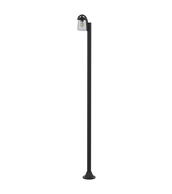 Lampada da giardino a testa piatta singola HR60702 Lampada da giardino a testa piatta singola HR60702