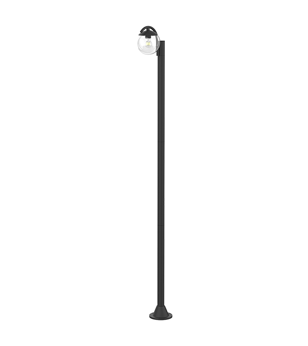 Lampada da giardino in vetro rotonda a testa singola HR60692 Lampada da giardino in vetro rotonda a testa singola HR60692