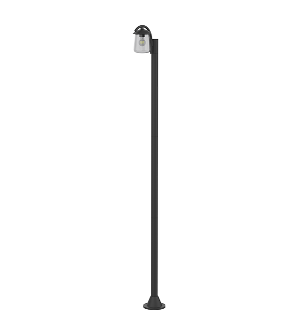 Lampada da giardino a testa piatta singola HR60702 Lampada da giardino a testa piatta singola HR60702