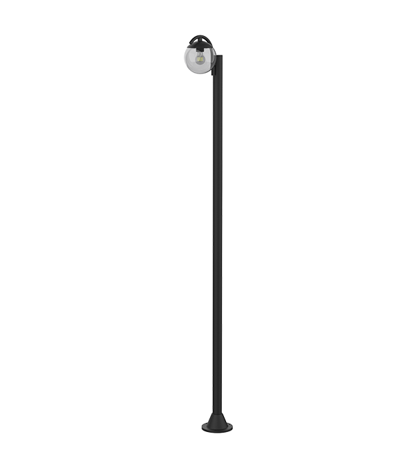 Lampada da giardino in vetro rotonda a testa singola HR60692 Lampada da giardino in vetro rotonda a testa singola HR60692
